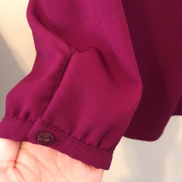 Dark purple blouse - Picture 3 of 3